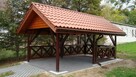 WIATA GARAŻOWA drewna carport garaż altana 3,3x7 - 4