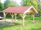 WIATA GARAŻOWA drewna carport garaż altana 3,3x7 - 2