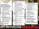 Kurs florystyczny - podstawowy - tryb weekendowy - 3