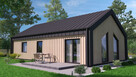 DOM Drewniany parterowy Energooszczędny 50 - 130m2 - 4
