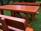 Meble ogrodowe STÓŁ ŁAWA 150 cm jedyne solidne. - 6