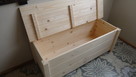 Skrzynia drewniana boazeria pióro-wpust 120X50X45 - 2