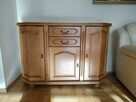 Komoda komody dębowe drewniane, zegar komplet - 2