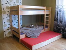 SOLIDNE drewniane łóżko piętrowe bukowe lity buk PRODUCENT - 3