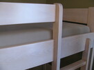 SOLIDNE drewniane łóżko piętrowe bukowe lity buk PRODUCENT - 10