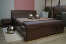 MASYWNE łóżko z twardego drewna bukowego 160x200 - 1