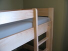 SOLIDNE drewniane łóżko piętrowe bukowe lity buk PRODUCENT - 5
