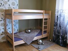 SOLIDNE drewniane łóżko piętrowe bukowe lity buk PRODUCENT - 2