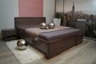 MASYWNE łóżko z twardego drewna bukowego 160x200 - 3