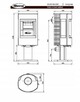 Dovre piecyk wolnostostojący ASTRO 4 CB/P-akum.VAT - 2