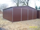 garaż blaszany 6x6 6x7 7x6 blaszak dwuspadowy wiata hala - 1