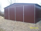 garaż blaszany 6x6 6x7 7x6 blaszak dwuspadowy wiata hala - 3