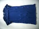 Elegancka Sukienka na Okazje Plisowana 42 XL - 3