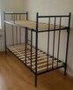 Łóżka metalowe, piętrowe, dla pracowników - 1