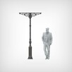 WERANDA PERGOLA ŻELIWNA ALTANA OGRODOWA SŁUP GI H-2700mm - 3