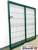 Szeroka furtka panelowa 1350x1500 mm wszystko w komplecie - 8