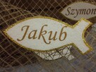 Rybka z imieniem dziecka dekoracja Pierwsza Komunia - 3