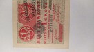 BILET ZDAWKOWY 1 gr 1924 r 6 POŁÓWEK. - 4