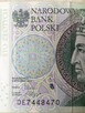 Banknoty 200zl z 1994r Destrukt hologramu/Przesunięcie druku - 15