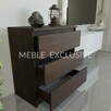 Komoda Szafka 3 szuflady Biała/Sonoma/Wenge PŁYTA 18 mm - 3