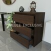 Komoda Szafka 3 szuflady Biała/Sonoma/Wenge PŁYTA 18 mm - 2