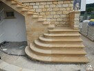 Schody kamienne bloki piaskowca schody z bloków piaskowca - 4