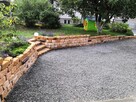 Mur oporowy z bloczków kamiennych - 3
