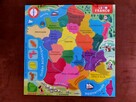 PUZZLE DREWNIANE NA MAGNESACH -FRANCJA-MAPA - 1