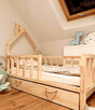 Łóżko domek dla dziecka /drewniane łóżko dziecięce /łóżeczko - 1
