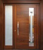 Drewniane drzwi zewnętrzne wejściowe od producenta - 5