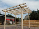 PERGOLA 2,95m x 2,95m Altana altanka wiata zadaszenie tarasu - 2