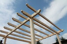 PERGOLA 2,95m x 2,95m Altana altanka wiata zadaszenie tarasu - 4