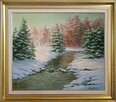 Zimowa Pora, ręcznie malowany, L. Olbrycht - 3