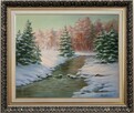 Zimowa Pora, ręcznie malowany, L. Olbrycht - 4