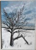 Zimowe drzewo- obraz, pejzaż ,zima ,drzewo - 3