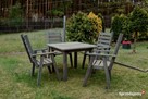 Zestaw mebli ogrodowych 4 krzeseła + stół kwadrat typ L - 2