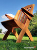 Komplet meble ogrodowe drewniane tarasowe typ X lamel nr 2 - 10