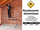 Wypożyczę RUSZTOWANIE aluminiowe DRABINA wynajem wynajmę - 4