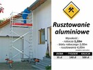 Wypożyczę RUSZTOWANIE aluminiowe DRABINA wynajem wynajmę - 6