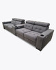 Sofa Loft 89 z relaksami w tkaninie Pisello - 3