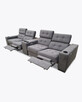 Sofa Loft 89 z relaksami w tkaninie Pisello - 2