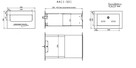 Skrzynka na listy przelotowa prosta 185x300 TORONTO - 6