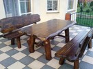 meble ogrodowe, drewniane, na taras, biesiadne - 3