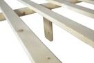 Łóżo dreniane sosnowe Kora 160x200 orzech 4 kolory - 6