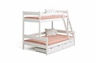 Piętrowe potrójne łóżko dziecięce FAMILY 100% sosnowe PL - 10
