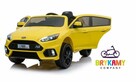 Auto na akumulator Lean Cars Ford Focus RS Żółte - 6