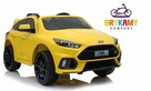 Auto na akumulator Lean Cars Ford Focus RS Żółte - 8