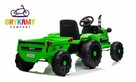 Traktor na akumulator Lean Cars CH9959 z przyczepą Zielony - 6