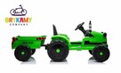 Traktor na akumulator Lean Cars CH9959 z przyczepą Zielony - 7