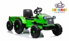 Traktor na akumulator Lean Cars CH9959 z przyczepą Zielony - 1